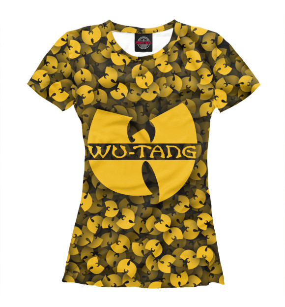 Женская футболка с изображением Wu-Tang цвета Белый