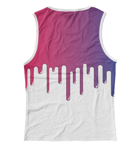

Майки Print Bar, Белый, Капли краски