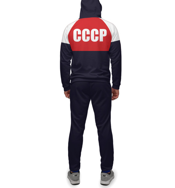 Мужской спортивный костюм с изображением Олимпийка СССР цвета Белый