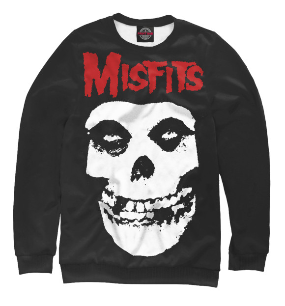 Свитшот для девочек с изображением The Misfits цвета Белый