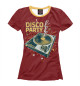 Женская футболка Disco party