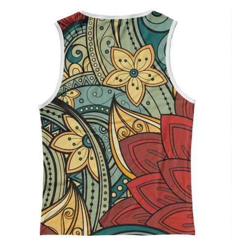 

Майки Print Bar, Белый, Живописные цветы