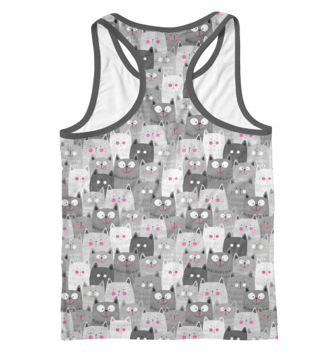 

Майки борцовки Print Bar, Белый, Любимые коты
