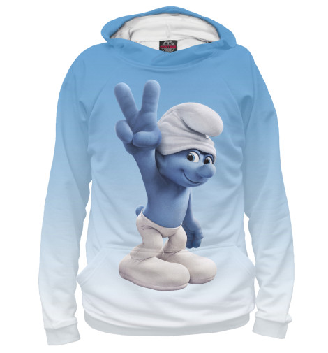 

Худи Print Bar, Белый, Смурфики