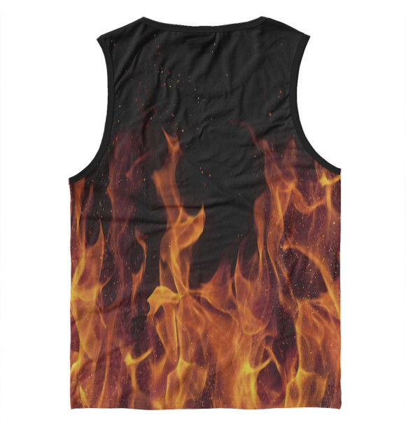 Мужская майка с притом Among Us цвета Белый Мужская майка с изображением Among Us цвета Белый