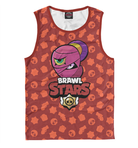 Майка для мальчика с изображением Brawl Stars Tara цвета Белый