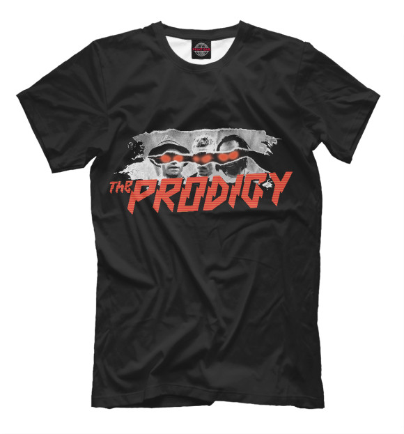 Футболка для мальчиков с изображением The Prodigy: Invaders Tour цвета Черный