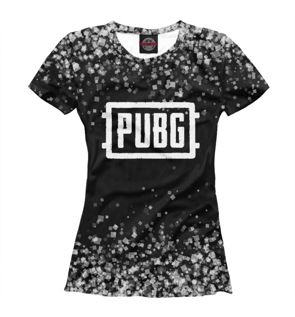 Футболка для девочек с изображением PUBG цвета Белый