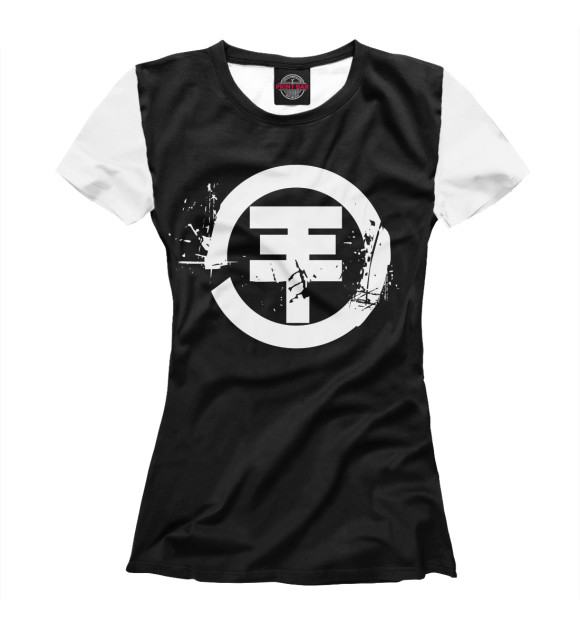 Женская футболка с изображением Tokio Hotel цвета Белый