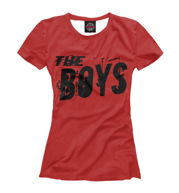 Женская футболка с изображением The Boys цвета Белый