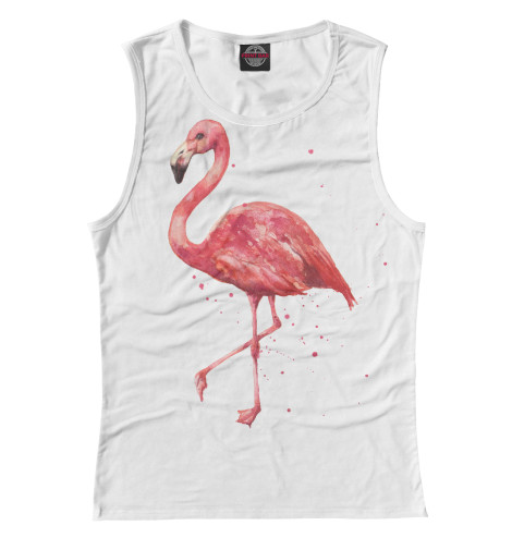 

Майки Print Bar, Белый, Розовый фламинго