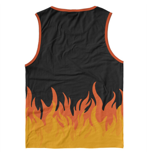 

Майки Print Bar, Белый, Огонь