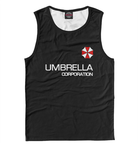 Мужская майка с изображением Umbrella Corp цвета Белый