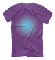 Мужская футболка Янтра на фиолетовом фоне