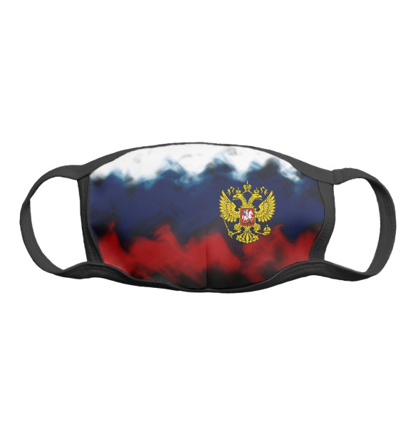 Маска тканевая с изображением Русский | Russia цвета Белый