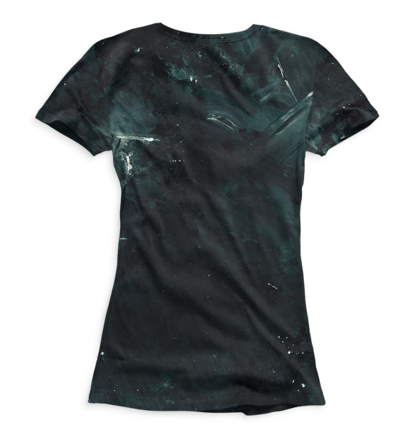 Женская футболка с изображением Дима Масленников цвета Белый