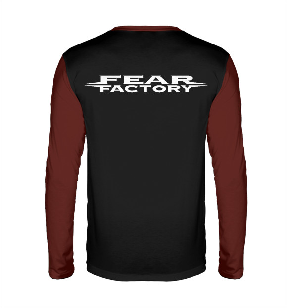 Мужской лонгслив с изображением Fearfactory цвета Белый