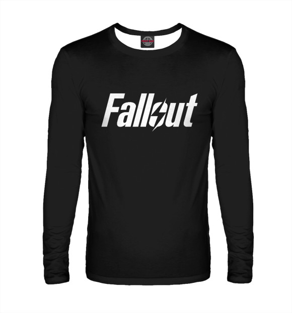Мужской лонгслив с изображением Fallout цвета Белый