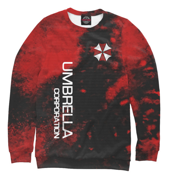 Свитшот для девочек с изображением Umbrella Corp цвета Белый