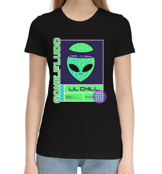 Хлопковая футболка для девочек GONE.Fludd UFO