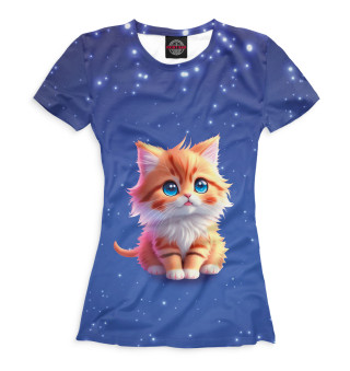 Женская футболка Котёнок милашка