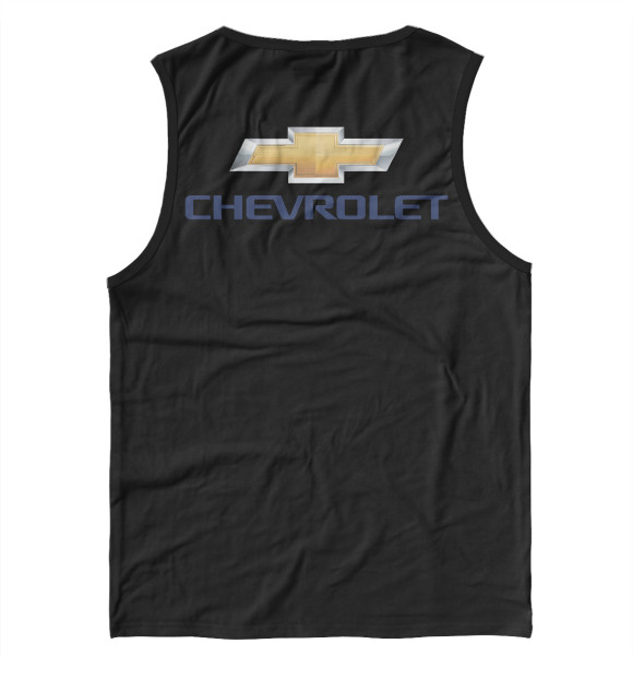 Майка для мальчика с изображением Chevrolet цвета Белый