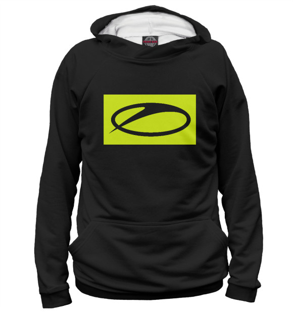 Женское худи с изображением ASOT 1000 YB цвета Белый