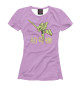 Женская футболка Evangelion purple