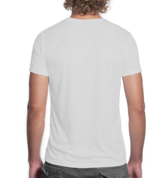 Мужская футболка с изображением МАИ цвета Белый