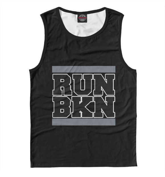 Майка для мальчика с изображением Run Brooklyn цвета Белый