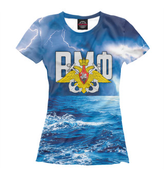 Женская футболка Военно Морской Флот