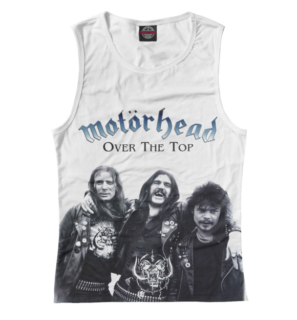 Майка для девочки с изображением Motorhead цвета Белый