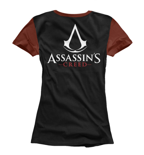 Футболка для девочек с изображением Assassin's creed цвета Белый