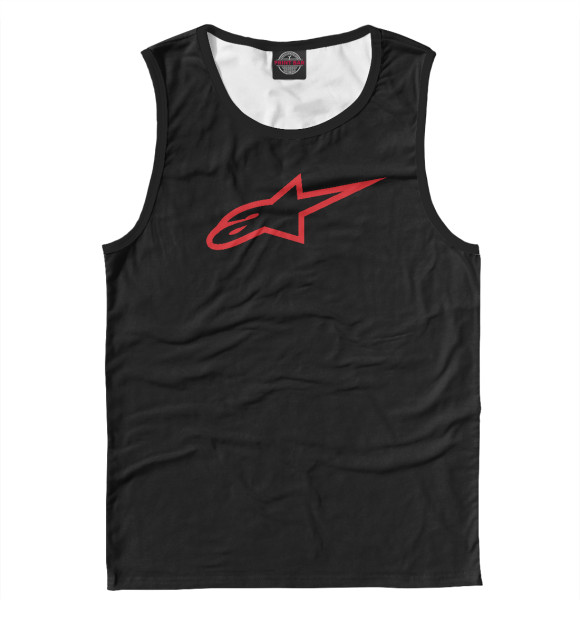 Майка для мальчика с изображением Alpinestars цвета Белый