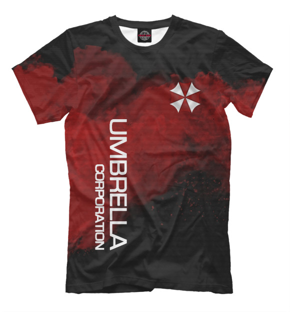 Мужская футболка с изображением Umbrella Corp цвета Белый