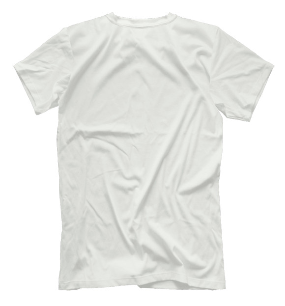 Мужская футболка с изображением Далматинец на стиле цвета Белый