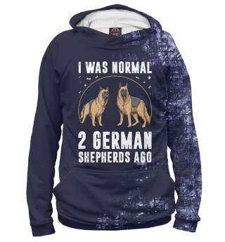 Худи для девочки I Was Normal 2 Shepherd