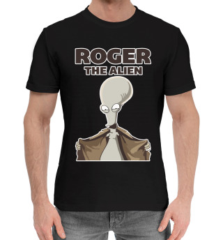 Мужская хлопковая футболка Roger