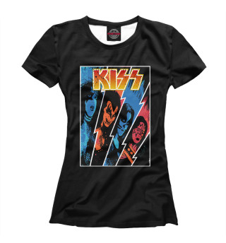 Футболка для девочек Kiss