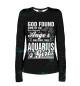 Женский лонгслив God Found Angels Aquarius