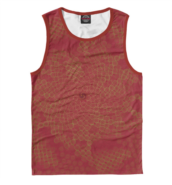 Майка для мальчика с изображением Инь-янь цвета Белый