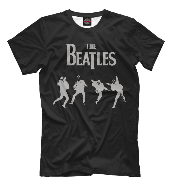 Футболка для мальчиков с изображением The Beatles цвета Белый