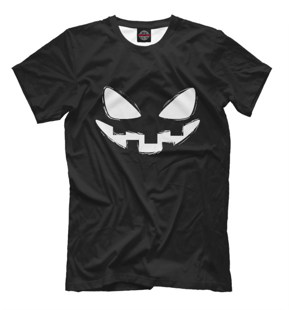 Мужская футболка с изображением Halloween цвета Белый