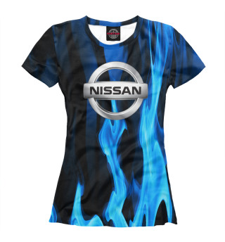 Женская футболка Nissan | Ниссан