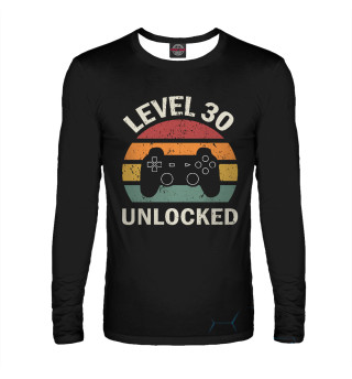 Мужской лонгслив Level 30 Unlocked