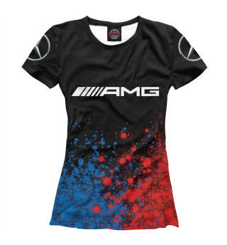 Женская футболка Мерседес AMG