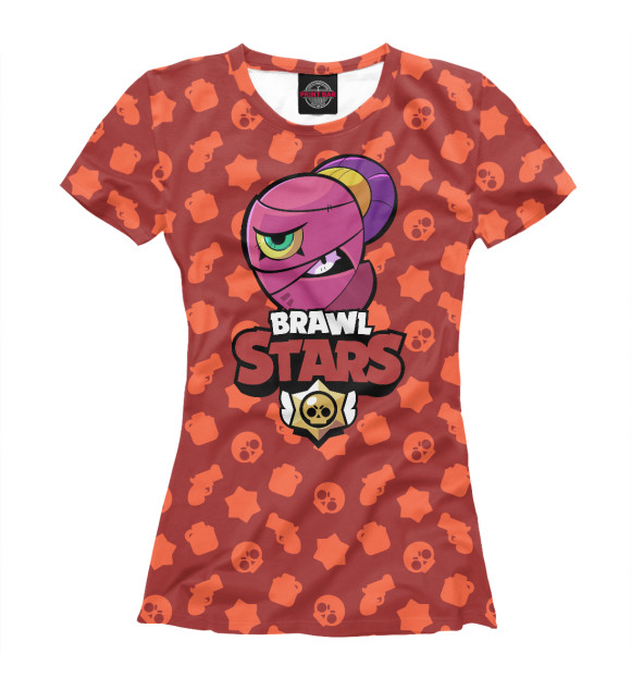 Женская футболка с изображением Brawl Stars Tara цвета Белый