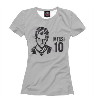 Женская футболка Messi 10