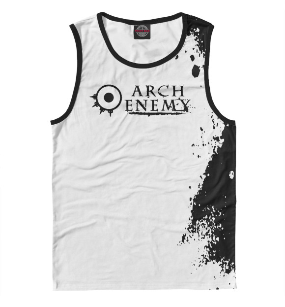 Майка для мальчика с притом Arch Enemy цвета Белый Майка для мальчика с изображением Arch Enemy цвета Белый