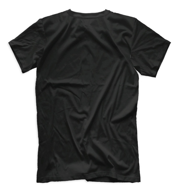 Мужская футболка с изображением Шаст black цвета Белый